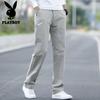 PLAYBOY Men's Loose Straight Fit Casual Pants