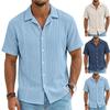 Herren Freizeit Hemd mit Tasche und Kragen, Kurzarm