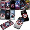 for Apple iPhone 16 15 14 Plus 13 12 Mini 17 Pro Max + ProMax 16E Air 15+ Phone Cover Case Captain America Shield Marvel Casing