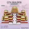 China Famous Historical Cultural Architecture Micro Diamond Block Snow View Epang Palace Restore Nanobrick Construction Brick Toys