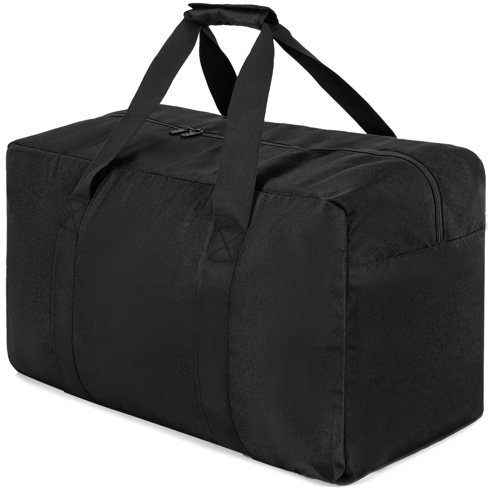 

Negrew Boston Bag, Sports Bag, Tote, Waterproof, Large Capacity, Extra Large Storage, Multifunctional for Hospitalization and Moving (Black, 70L)
