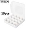 15pcs Gift Packing Box with Window Gift Boxes with 16-Compartments Divider and Quick Assemble Feature Display Case for Jewelry Storage Presentation