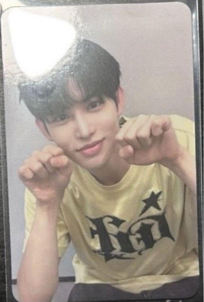 [USED] KickFlip Minjae Shanghai Counting Stars autograph session winner limited trading card