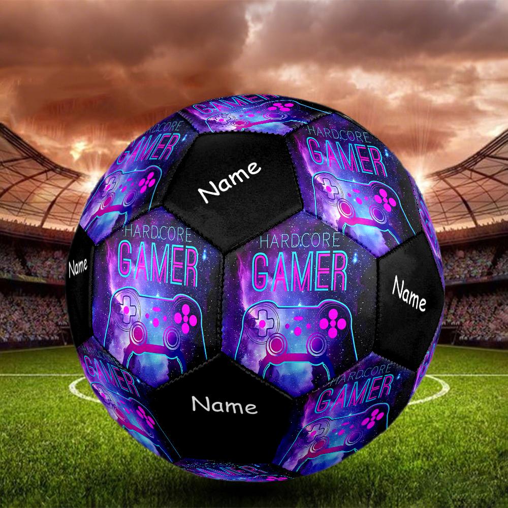 Custom Name Game Controller Theme Size 5 Soccer Ball, Suitable for Both Indoor and Outdoor Matches, a Gift Suitable for Everyone.