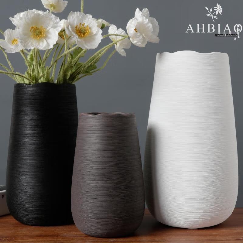 HANDUNYOU Minimalist Ceramic Flower Vase