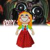 Morbido e Coccoloso Mostro Gatto Viola Peluche Con Grande Sorriso Riempito di Cotone PP