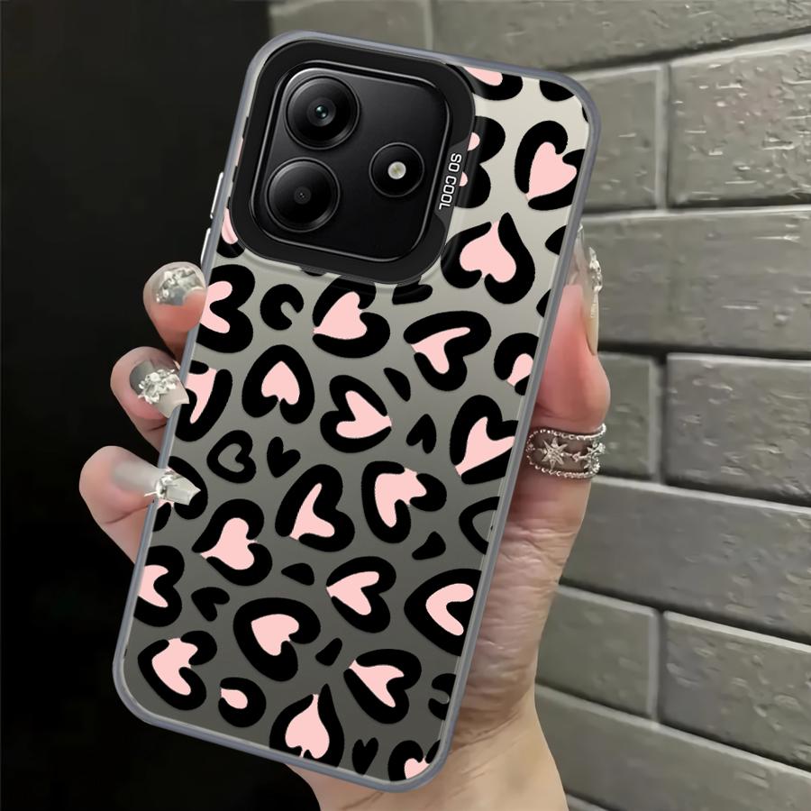 Cartoon Love Leopard Pattern Case for Xiaomi Mi 13T 11 Lite 12T Pro Back Phone Cover