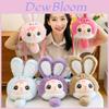 Cute Animal Plush Keychain With Short Faux Fur For Kids And Bag Decor
