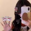 Cloth Red Velvet Bow Hairpin Plush Hanfu Hair Clip Cute Chinese New Year Headwear  Children