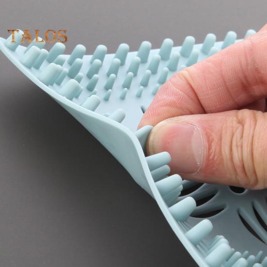 4 Bucăți Sifon de Duș Colector de Păr Pătrat Plastic Strecurătoare Chiuvetă Anti-Înfundare Cadă de Baie & Bucătărie Filtru Sifon Previne Țevile Înfundate Protecție Păr