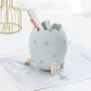 Dinosaur Egg Pen Holder Detachable Pen Holder Cute Snail-Shaped Desktop Organizer for Stationery Makeup Brushes Multifunctional Stationery Storage Box