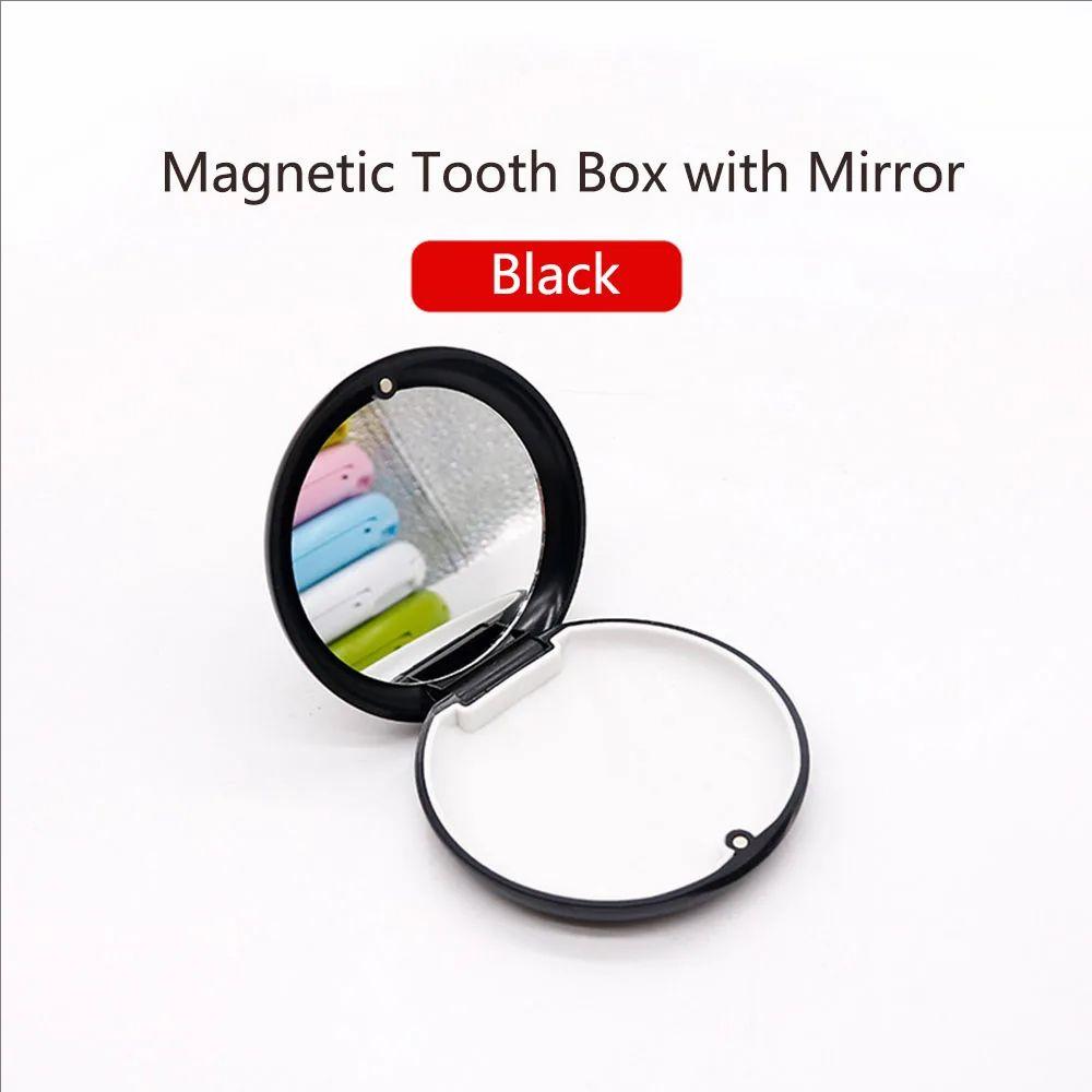 1 Pcs Dental Denture Storage Box with Mirror Oral Care Portable Boxs