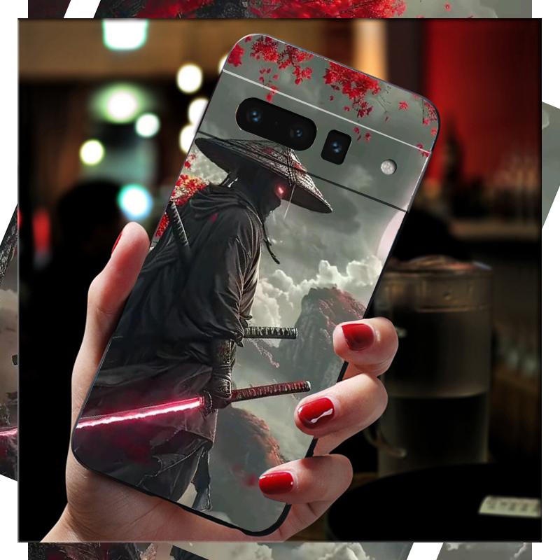 Phone Case For Google Pixel 10 Pro 9 Pro XL 9A 8 7 6 Pro Pixel 8A 7A 6A Pixel 8 7 6 5 Japan The Samurai Ninja