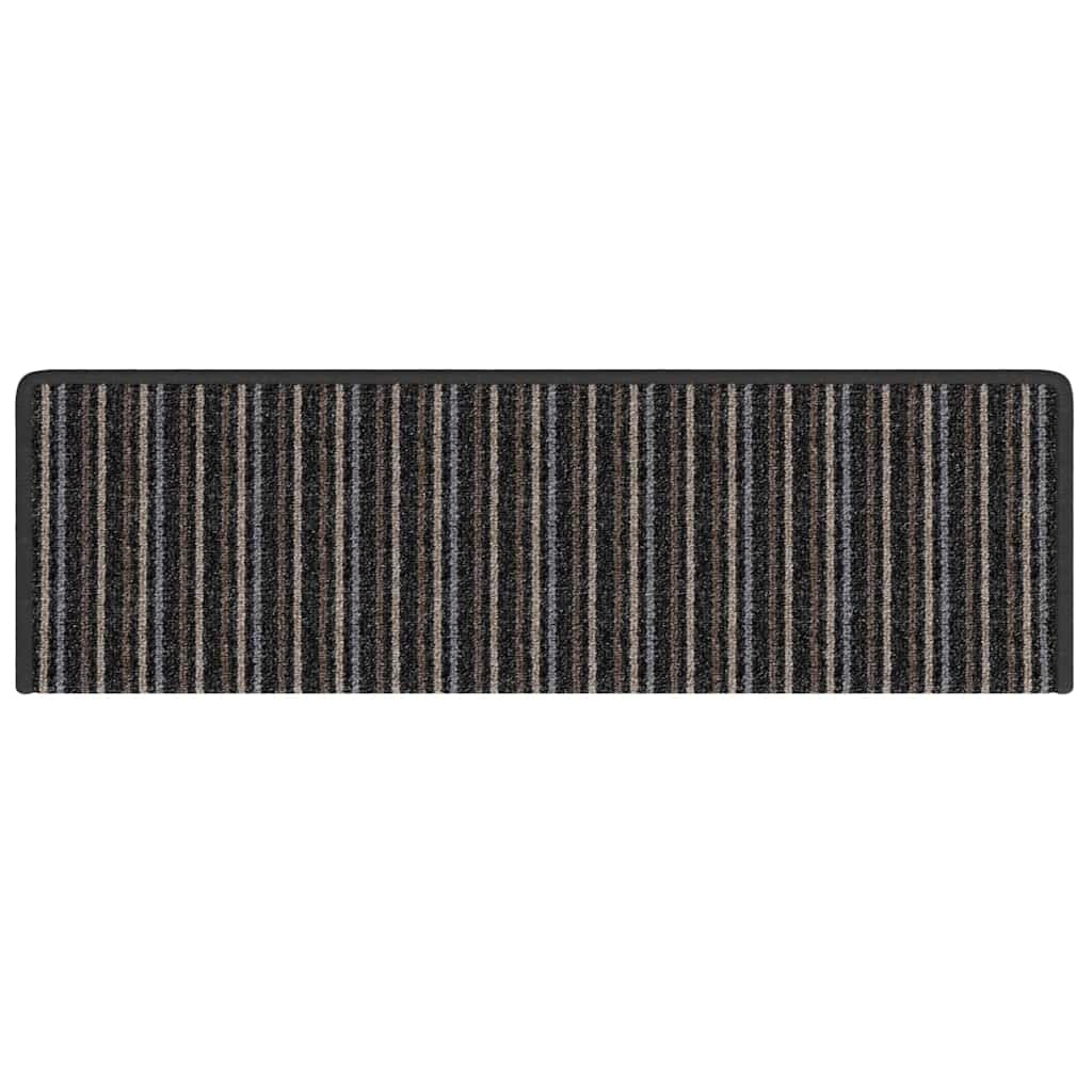 Self Adhesive Stair Protectors 15 Pcs Anthracite 65 X 21 X 4 Cm