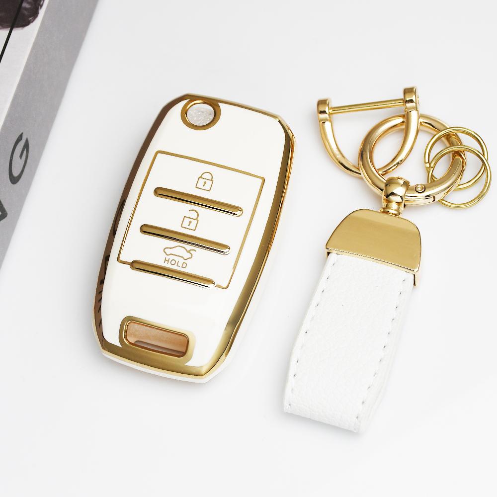 Fashion Tpu Remote Keyless Case Flip Folding Car Key Cover For Kia Ceed Sorento Cerato K2 K3 K4 K5 Sid Rio Soul Sportage