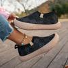 Women's Slip On Sneakers Breathable Mesh Work Casual Lightweight Tennis Workout Shoes for Women Non Slip Walking Shoes Comfortable Running Sneakers