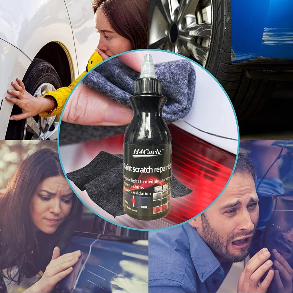 H4Cacle Car Scratch Remover Paint Care Tools Auto Swirl Repair Polishing Auto Body Grinding Compound Anti Scratch Lotion Car Wax