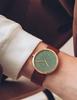 Maven Watches 40mm Artisan Series Minimalist Fashion Watch OLIVE BROWN (DUSTY 40MM)