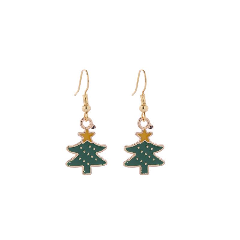 Christmas Earrings: Small Santa, Reindeer, Snowman Studs