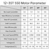550 kartáčovaný motor 12T 21T 29T 35T 6 - 8.4V s výstupním hřídelem 3.17mm DC motor pro 1/10 RC terénní pásový vůz / RC terénní lezecký vůz