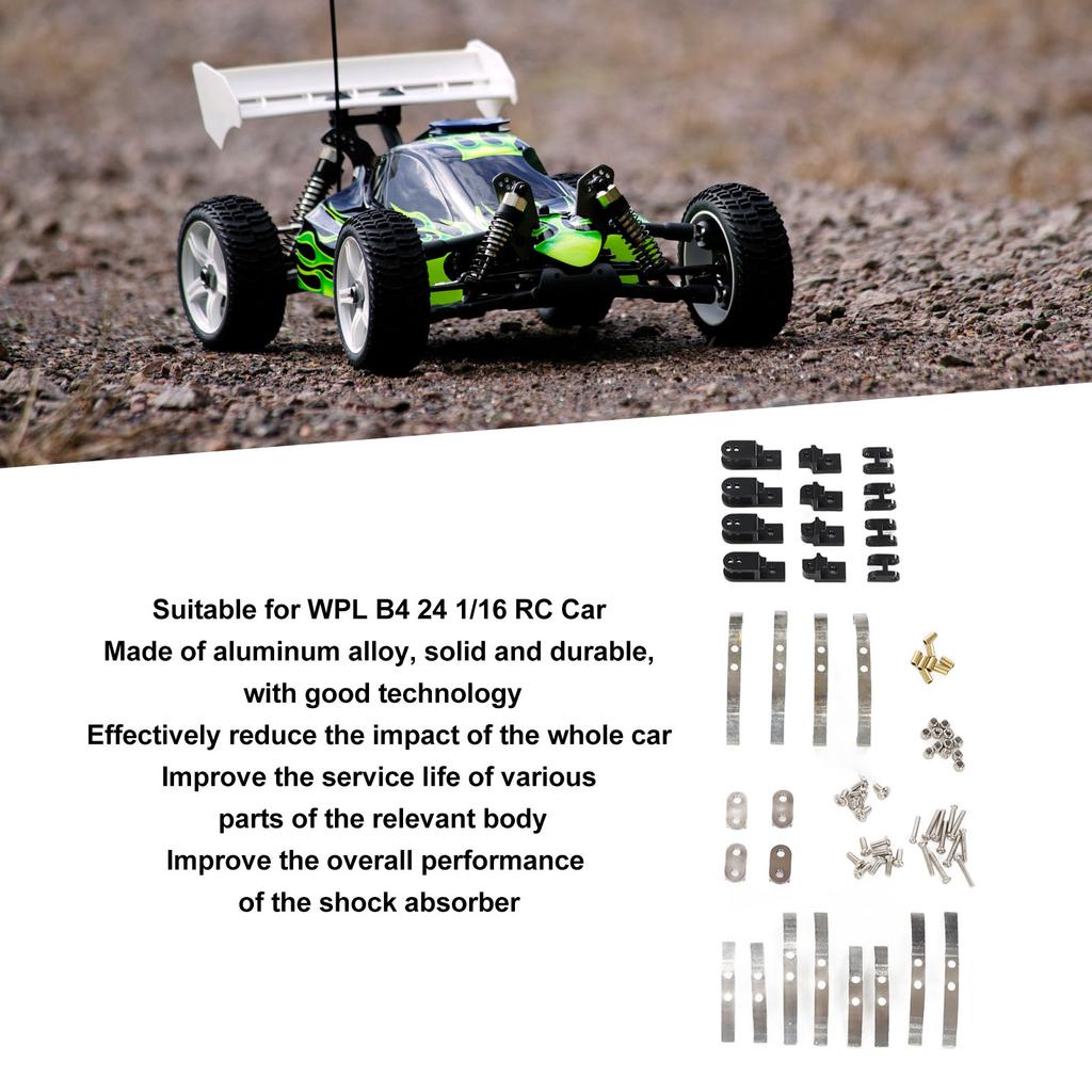 Aluminium Alloy Accessory Fit for WPL B4 24 1Celsius16 RC Car Upgrade Parts