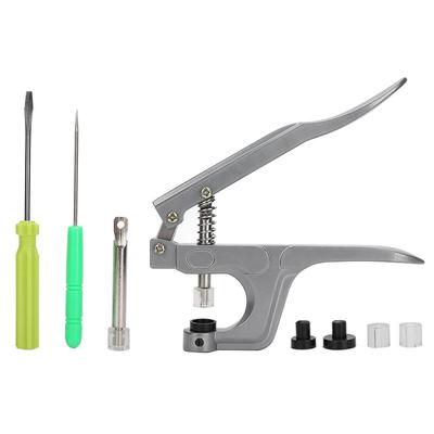 Pince à main Outils d'installation d'accessoires en cuir Aluminium pour bouton-pression en résine plastique
