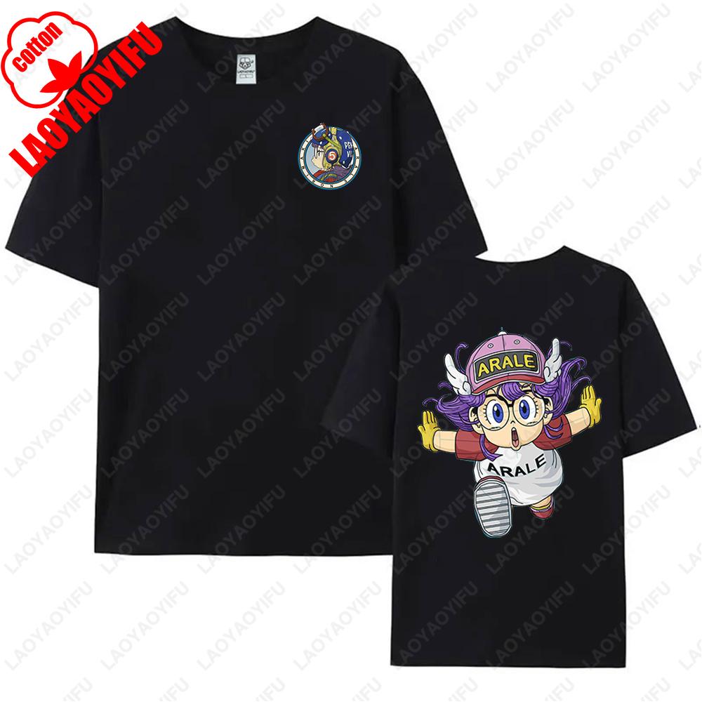 Cartoon Anime Little Girl Arale Graphic Tshirt Japanese Manga Printing Unisex Streetwear Kawaii Retro Trend Cool T Shirts Gifts