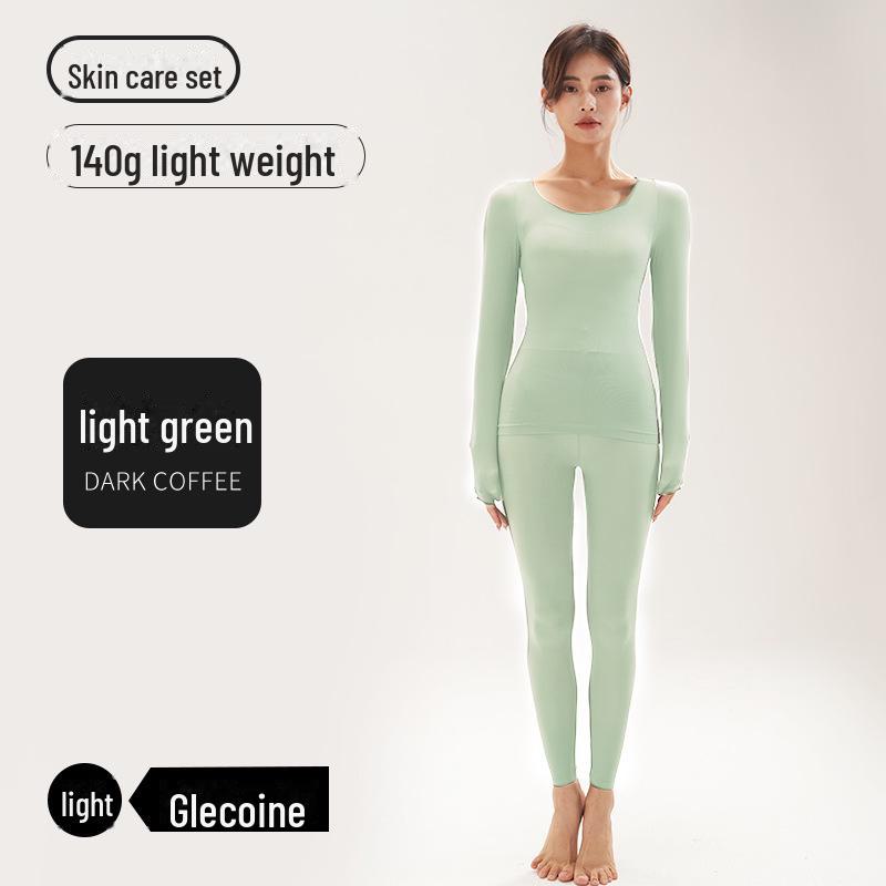 

Женский термокомплект для осени/зимы: Гиалуроновая кислота, Легкая, Без следов, Моделирующая фигуру, Высокоэластичная, Теплая маска для красоты кожи No cup set, One Size