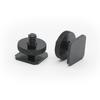 1/4 Inch Metal Hot Shoe Screw Adapter with Up and Down Lock for Camera Flash Conversion