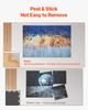 6 Pack Art Acoustic Panels 23.6 X 23.6 Inch Self Adhesive for Home Pastel