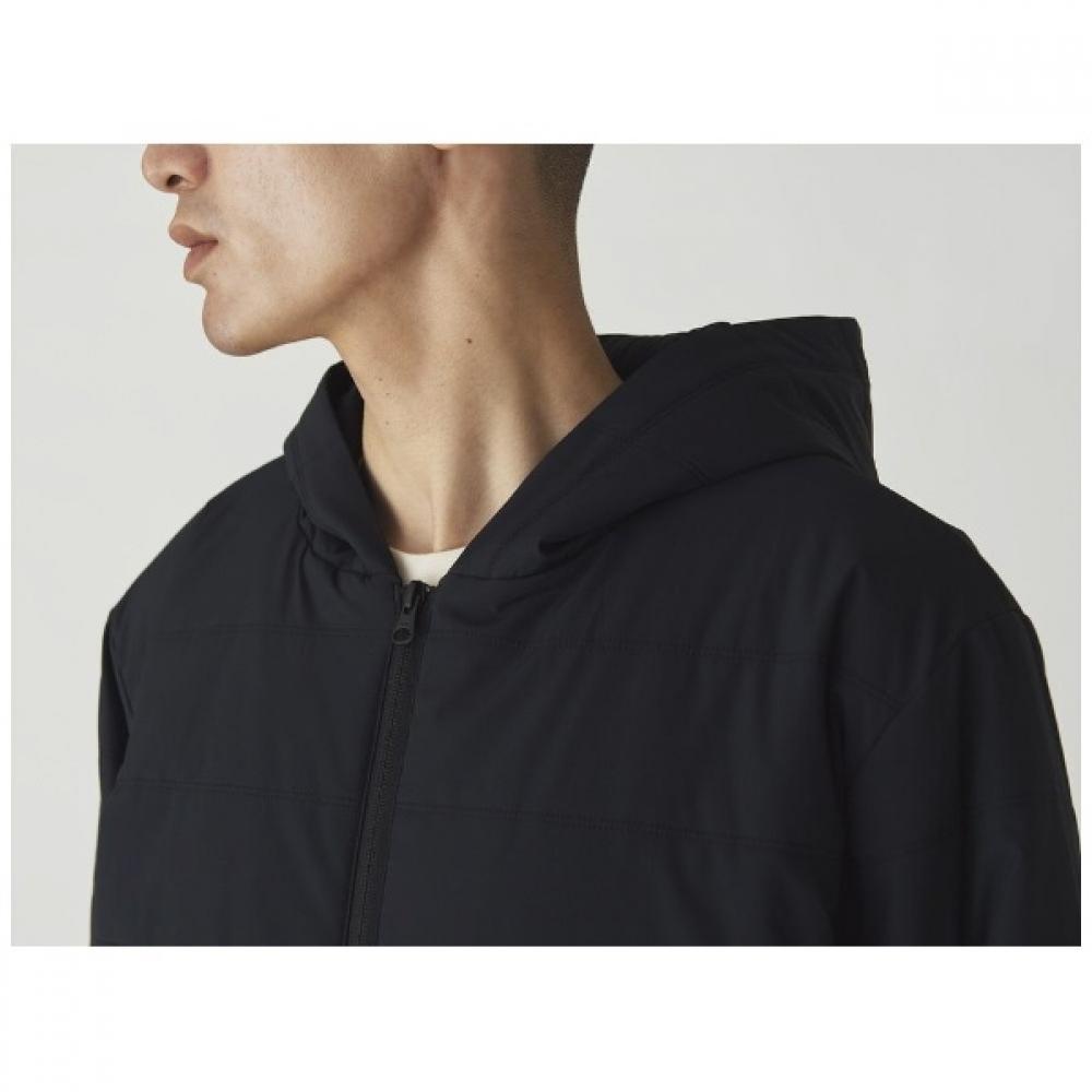 Snow Peak Unisex FLexibLe Zip Up Hoodie BLack Sw 24au00304bk [Unisex L Size]
