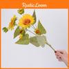 Annuus Fake Helianthus Flower For Photography Props Operate And Wedding Decor