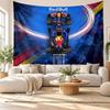 Red Bull Racing Wandteppich, Weiches Stoff Wandbehang, Dekorative Kulisse für Schlafzimmer Heim Wandkunst