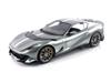 Scale Ferrari 812 Competizione 2021 Grigio Coburn Grey Matte Silver Diecast Model Car BBR-MODELS 1/18 - (P18207A1-VET)