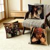 COOL JJack Sparrow Film   Pillow Case Pattern Printed Pillowcase For Living Room Sofa Cushion Cover