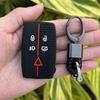 Silikonowy Pokrowiec Uchwyt na Kluczyk Samochodowy dla Land Rover Jaguar XF XFR XK XKR XK8 XJ8 2007-2013 Gumowa Osłona Kluczyka Brelok