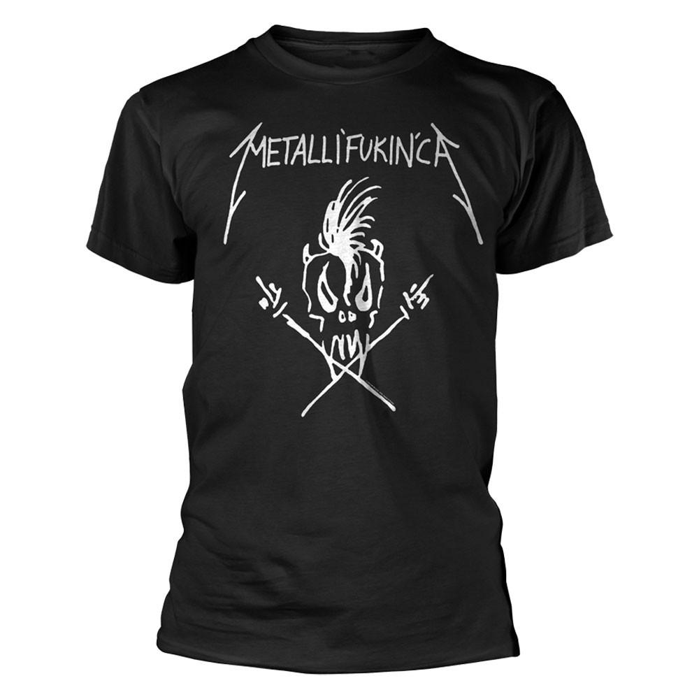 Metallica Metallifukinca Band Logo T Shirt Size S Unisex T-Shirt M