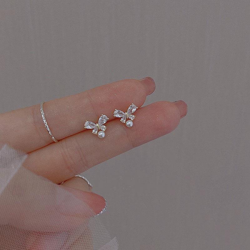 Fashion Earrings For Women Mini Candy Sweet Hypoallergenic Stud Ear Girls Minimalist Gold Color Flower Piercing Jewelry Gifts