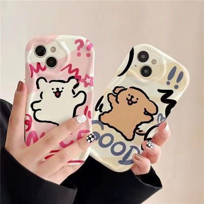 For Apple 17 Mobile Phone Case 14 Couple Dog for IPhone16promax Lens All Inclusive 13mini Soft 12/x