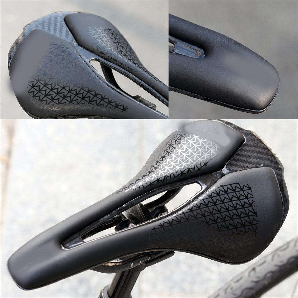 Ultra-Light Full Carbon Fiber Bicycle Seat Mountain Road Bike Saddles