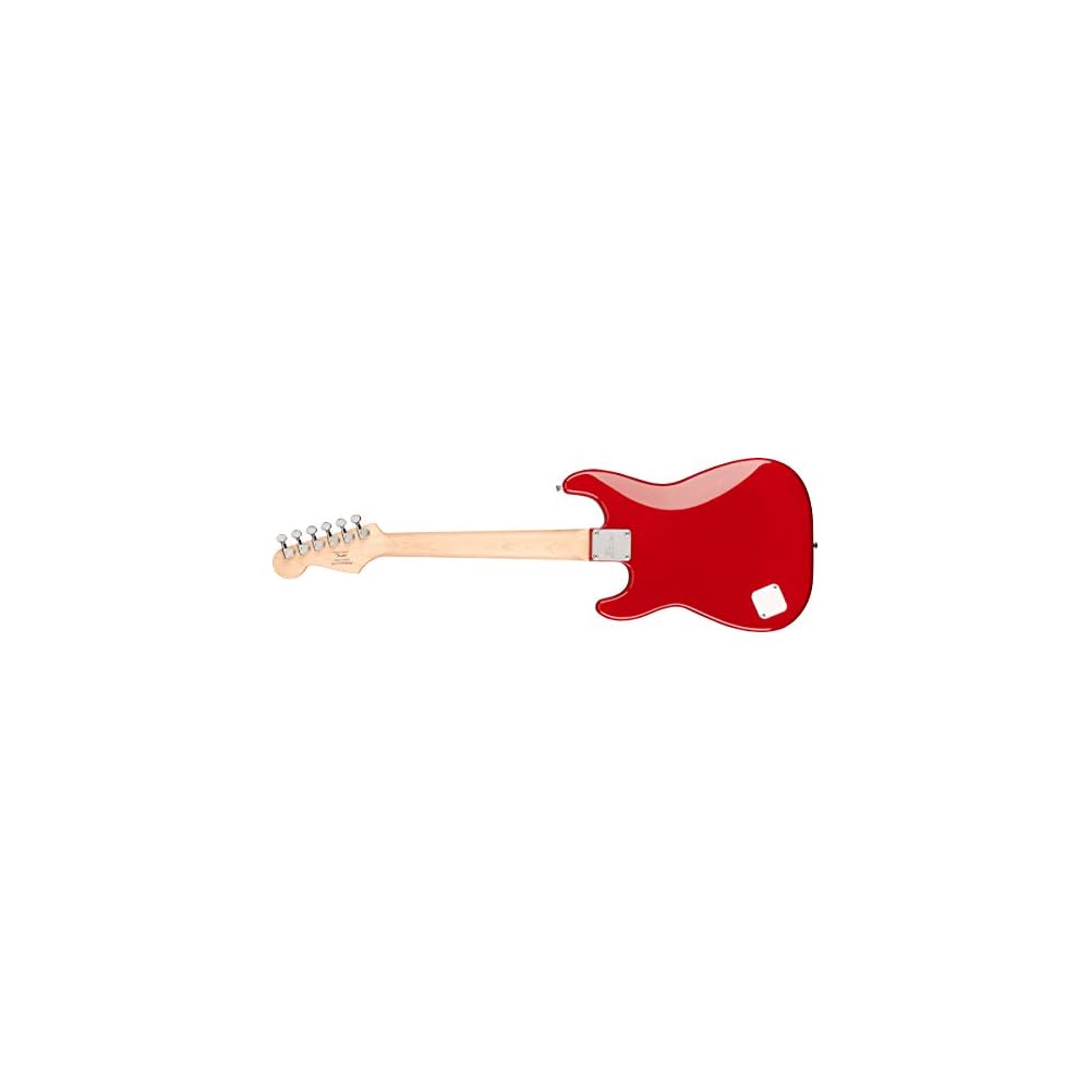 Squier Mini Stratocaster® Electric Guitar, Laurel Fingerboard, Dakota Red, with Soft Case