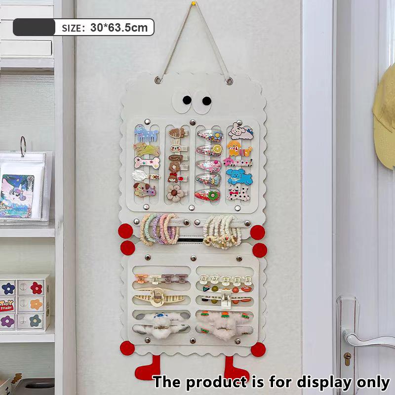 Hair Bows Organizer Wall Hanging Large Capacity Headband Holder Hair Clip Storage Hanger Space Saving Accessory For Girl Room