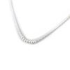 Les Trésors De Lily [M7281] - Silver 'Marbles' Silver Necklace - 18x3 Mm