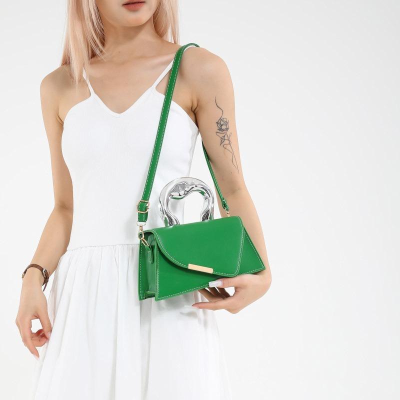 New fashion light luxury solid color high-end temperament versatile niche portable shoulder messenger bag