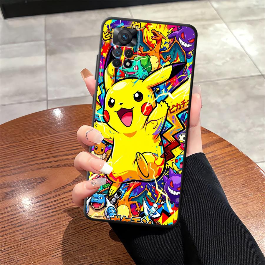 Hot Anime Pokemon Funda Phone Cover Case for Xiaomi Redmi Note 9 13 Pro Plus 11 14 7 8 10 11s 12s 10S 9S 12 Pro