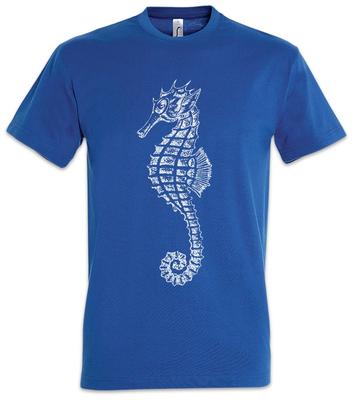 T-shirt Cavalluccio Marino II Marinaio Skipper Subacqueo Toon Cartone Animato Aspetto Fumetto Principessa