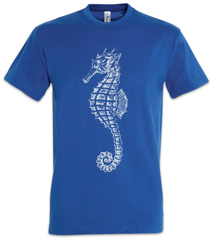 

Sea Horse II T-Shirt Sailor Skipper Diver Toon Cartoon Comic Look Princess 3XL