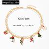 Colar de Festa de Natal Com Papai Noel de Desenho Animado e Doce Para Mulheres