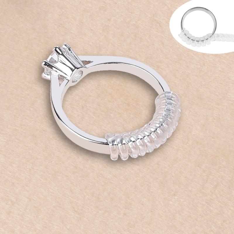 4Pcs/bag BP Spring Invisible Ring Adjustment Fine Round Wire Accessorie