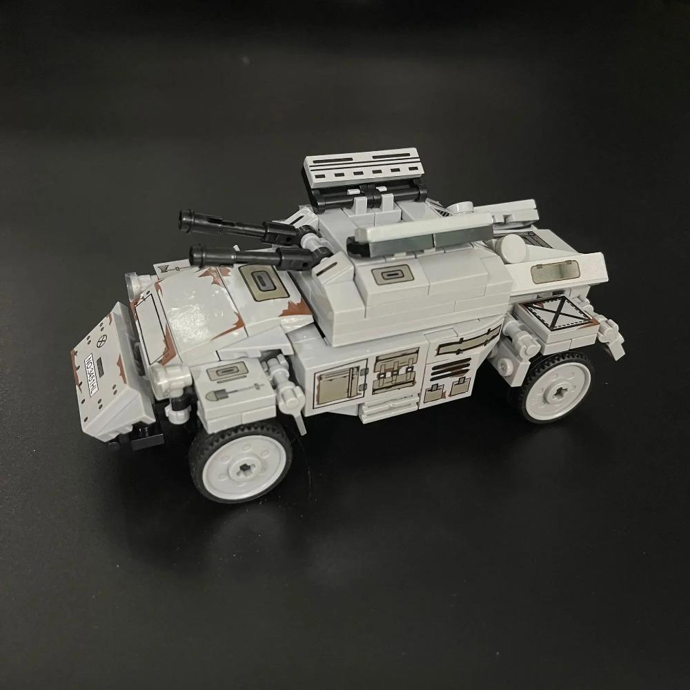 WK2 Deutscher Leichter Panzer PZ.KPFW.38(T.)Militärserie Zweiter Weltkrieg Panzer Bausteine Ziegel Modell Set Spielzeug für Kinder Geschenke